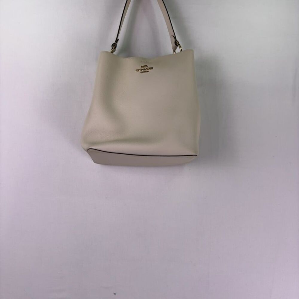 Coach Cream Leather Shoulder Bag